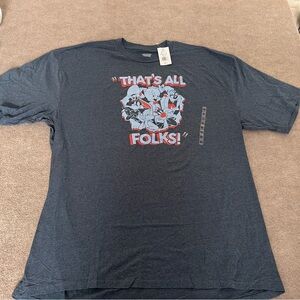Warner Bros. Navy Graphic Tee - That's All Folks!